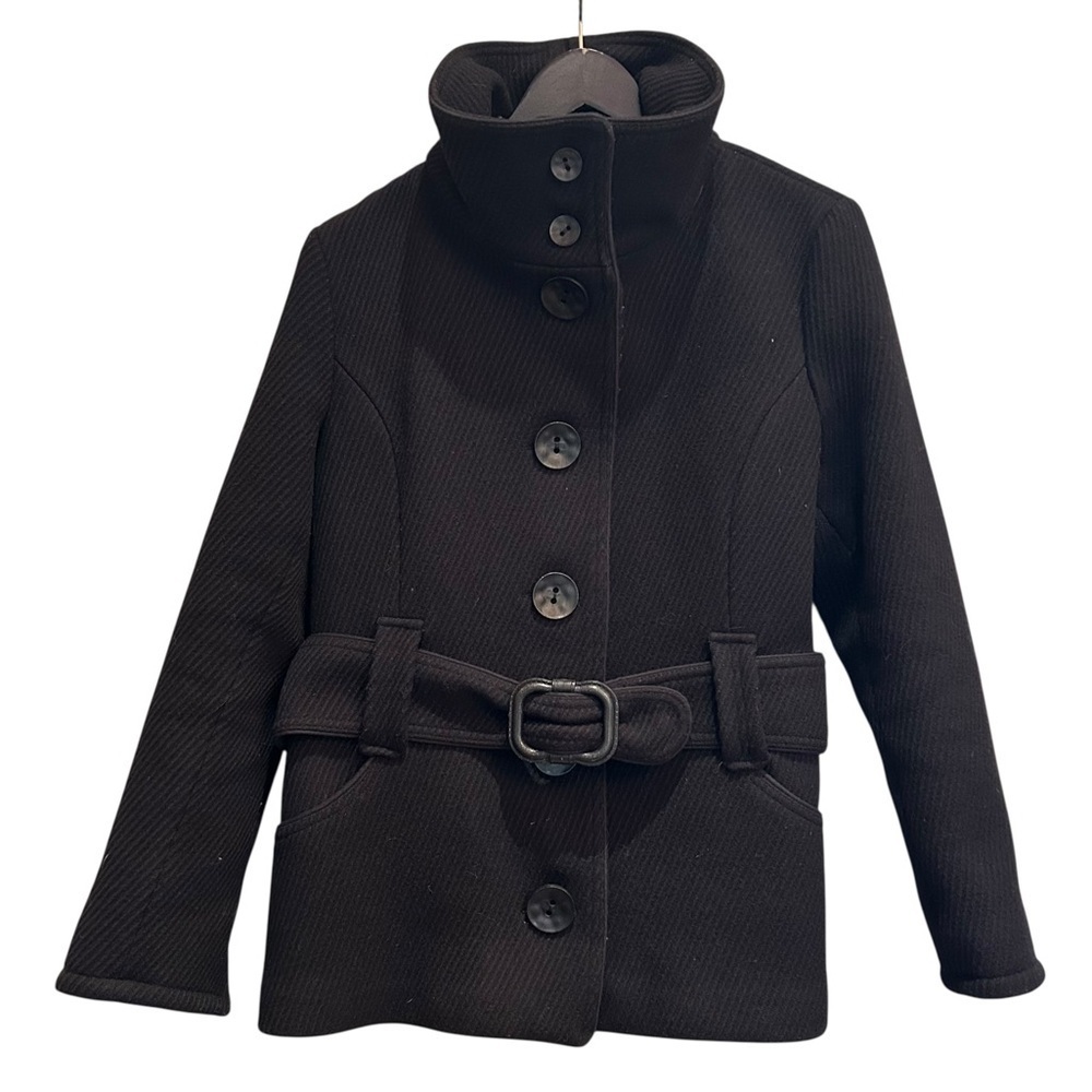 Soia & Kyo Belted Wool Peacoat